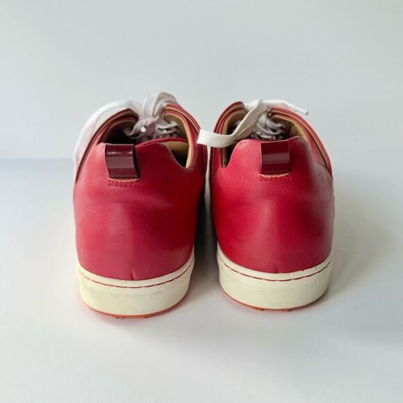 Royal Albartross Luna Sneaker Spikeless Golf Shoe Red 38 / US 7 Made in Italy - Picture 8 of 15